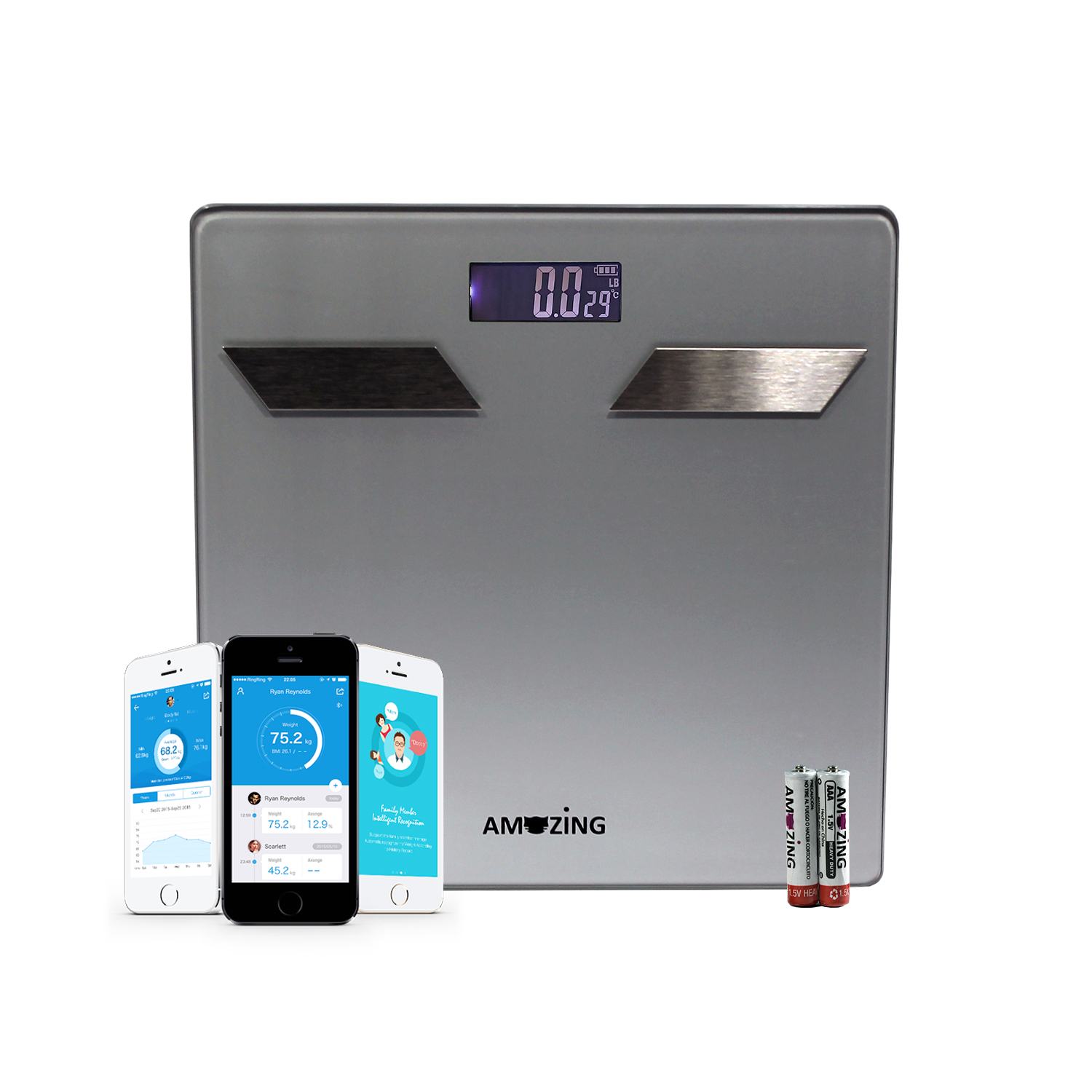 B&aacute;scula digital Ba&ntilde;o Silver