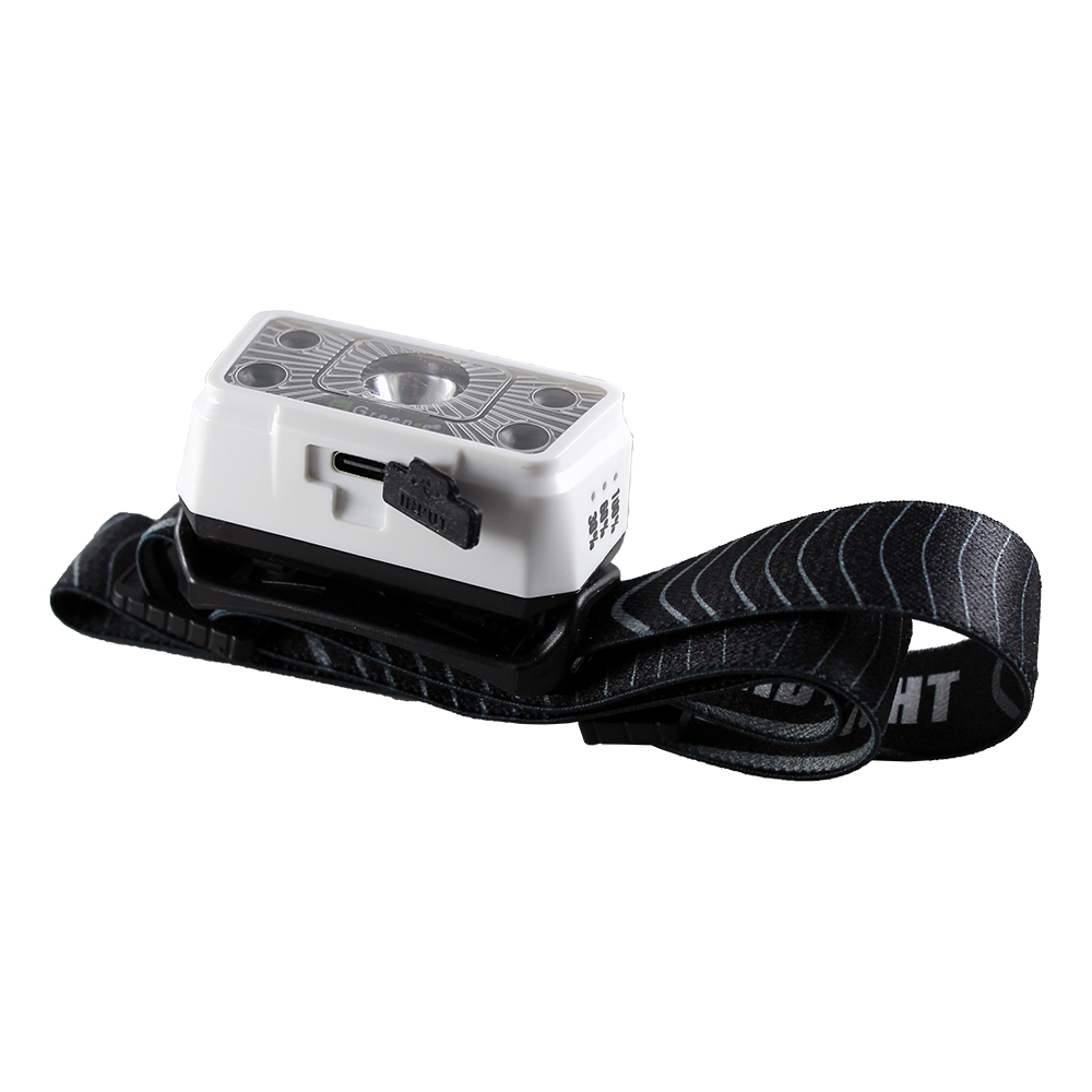 Linterna Led Cintillo Recargable 300 L&uacute;menes