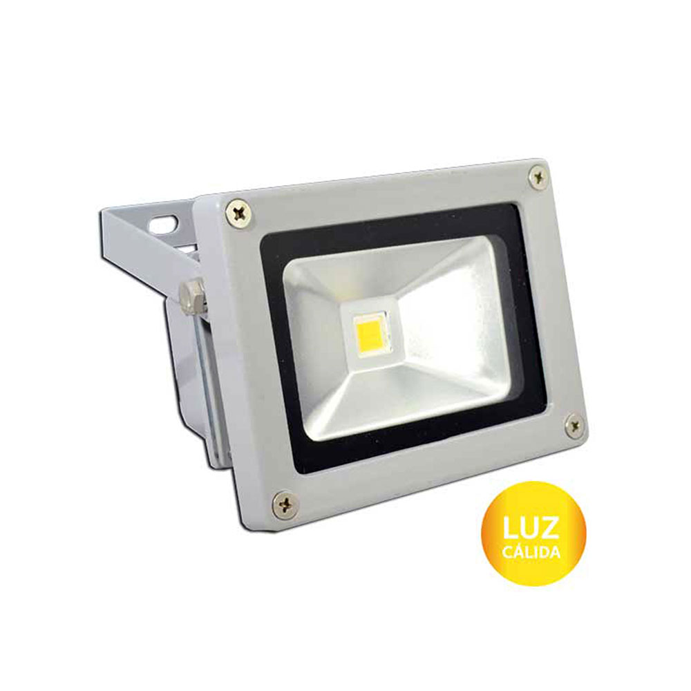 Foco Exterior Led 10w Luz C&aacute;lida