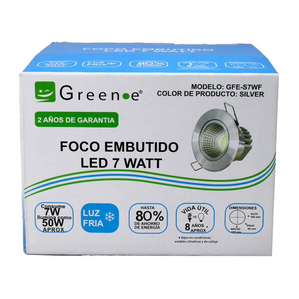 foco embutido led