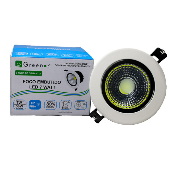 foco embutido led