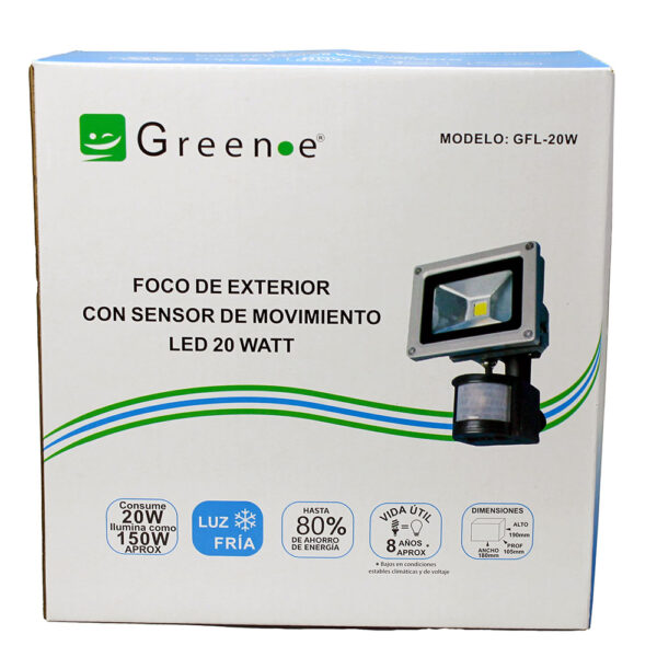 foco con sensor de movimiento